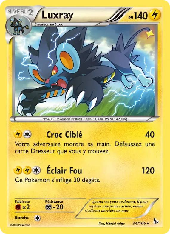 Luxray 34 – Étincelles