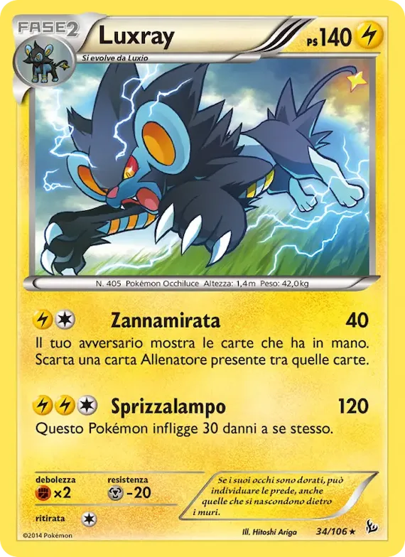 Luxray 34 – Fuoco Infernale