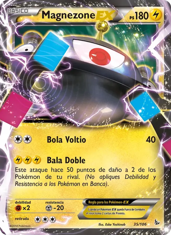 Magnezone EX 35 – Destellos de Fuego
