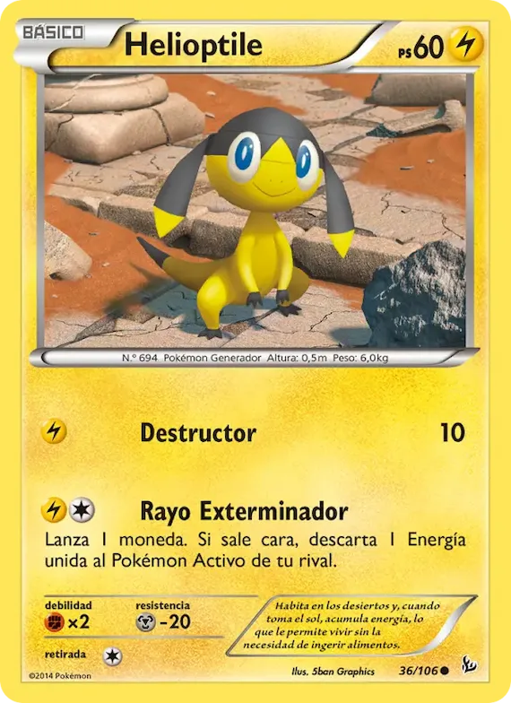 Helioptile 36 – Destellos de Fuego