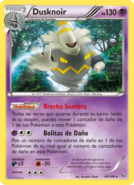 Dusknoir 40 – Destellos de Fuego
