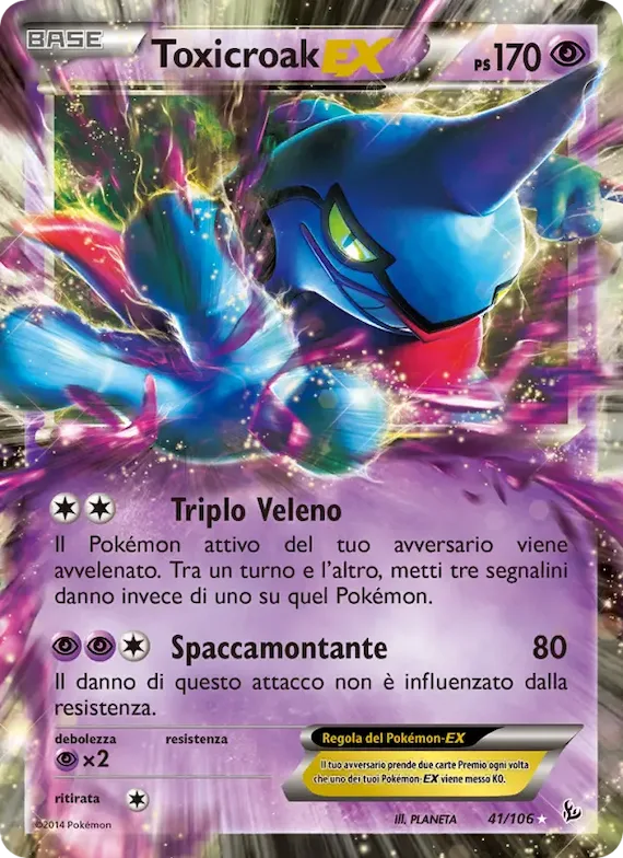 Toxicroak EX 41 – Fuoco Infernale