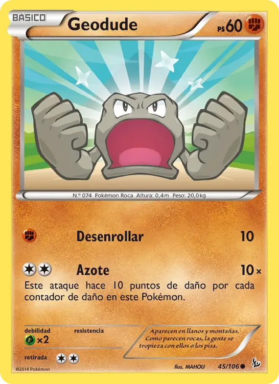 Geodude 45 – Destellos de Fuego