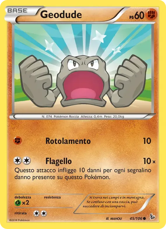 Geodude 45 – Fuoco Infernale