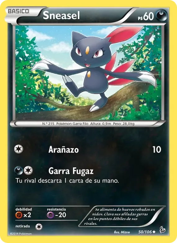 Sneasel 50 – Destellos de Fuego