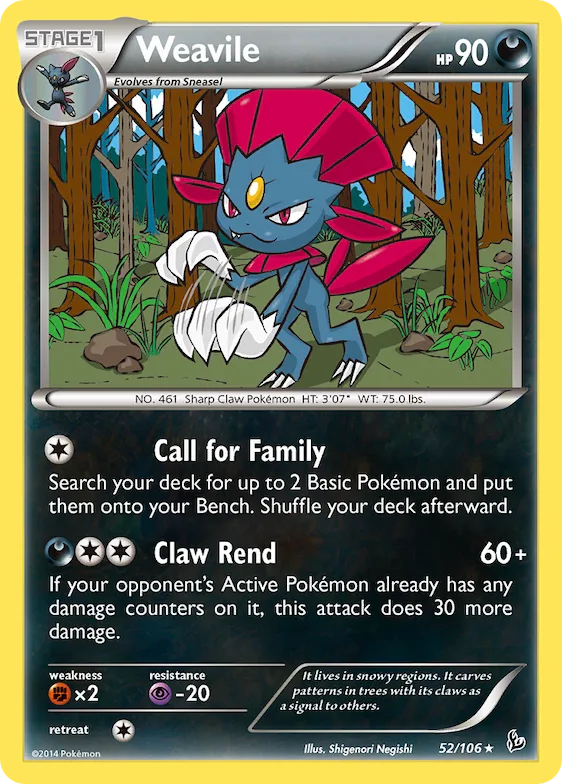 Weavile #52 – Flashfire