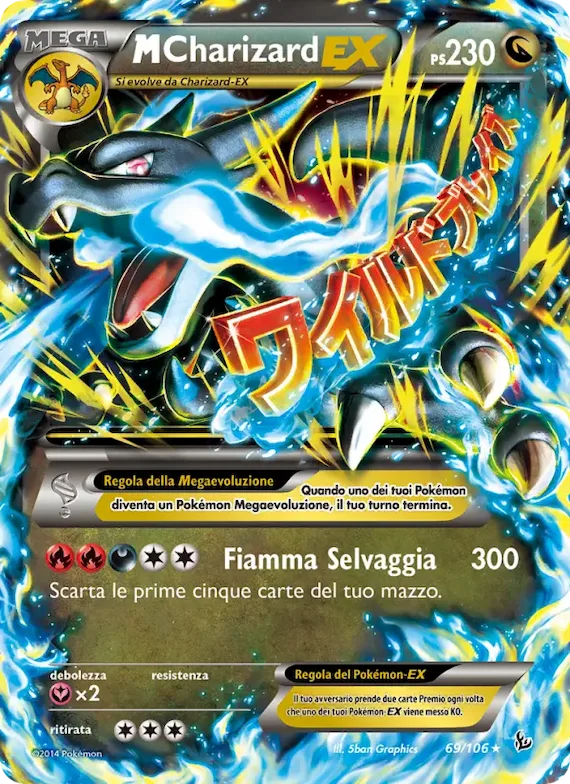 M Charizard EX 69 – Fuoco Infernale