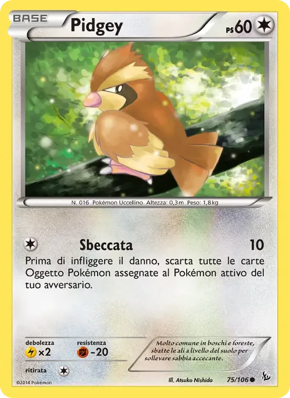 Pidgey 75 – Fuoco Infernale