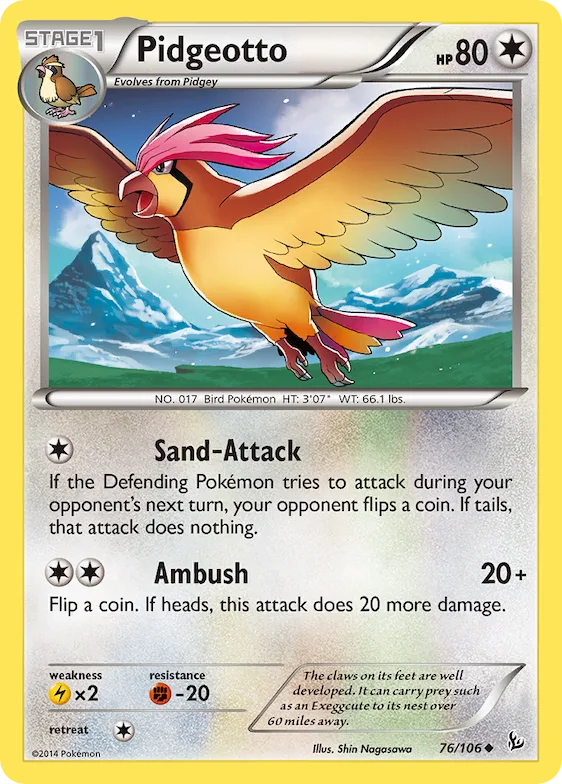 Pidgeotto #76 – Flashfire