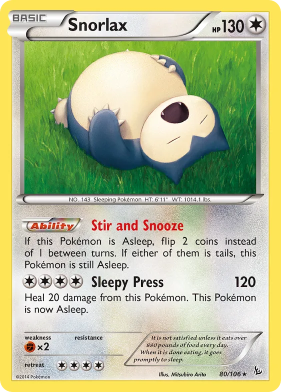 Snorlax #80 – Flashfire