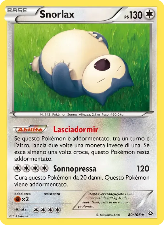 Snorlax 80 – Fuoco Infernale