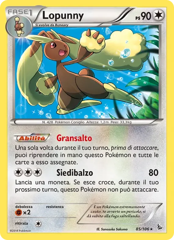 Lopunny 85 – Fuoco Infernale