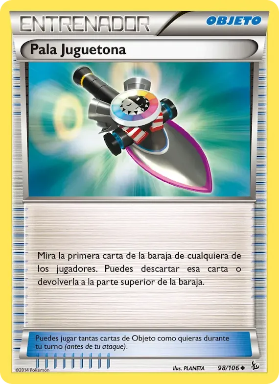 Pala Juguetona 98 – Destellos de Fuego