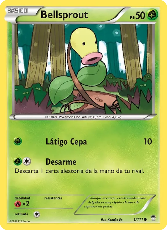 Bellsprout 1 – Puños Furiosos
