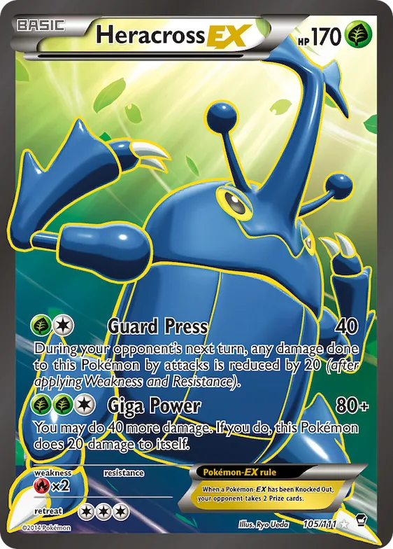 Heracross-EX #105 – Furious Fists