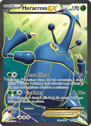 Heracross EX 105 – Colpi Furiosi