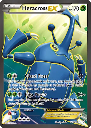 Heracross-EX #105 – Furious Fists