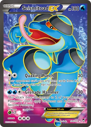 Seismitoad-EX #106 – Furious Fists