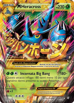 M Heracross EX 112 – Colpi Furiosi
