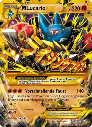 M Lucario EX Nr. 113 – Furious Fists