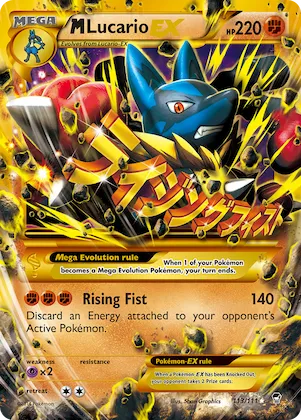 M Lucario-EX #113 – Furious Fists