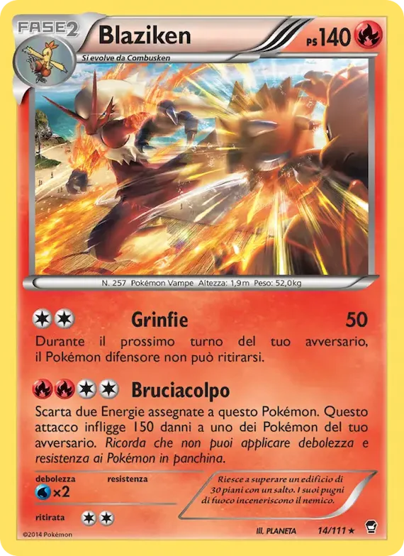 Blaziken 14 – Colpi Furiosi