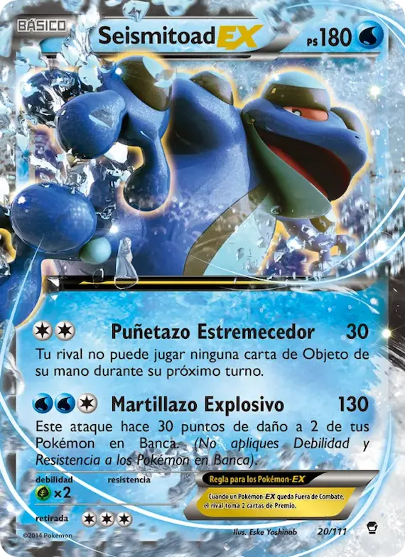 Seismitoad EX 20 – Puños Furiosos