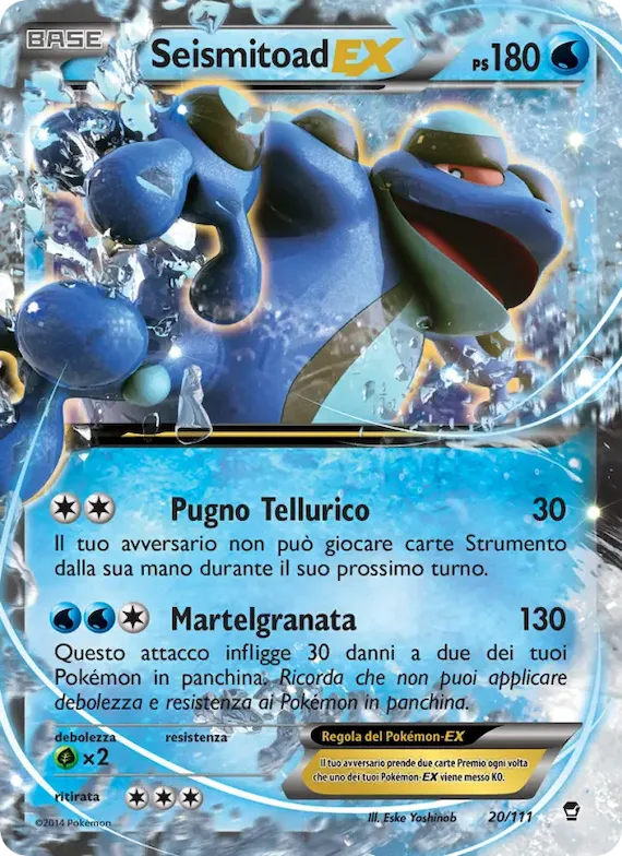 Seismitoad EX 20 – Colpi Furiosi