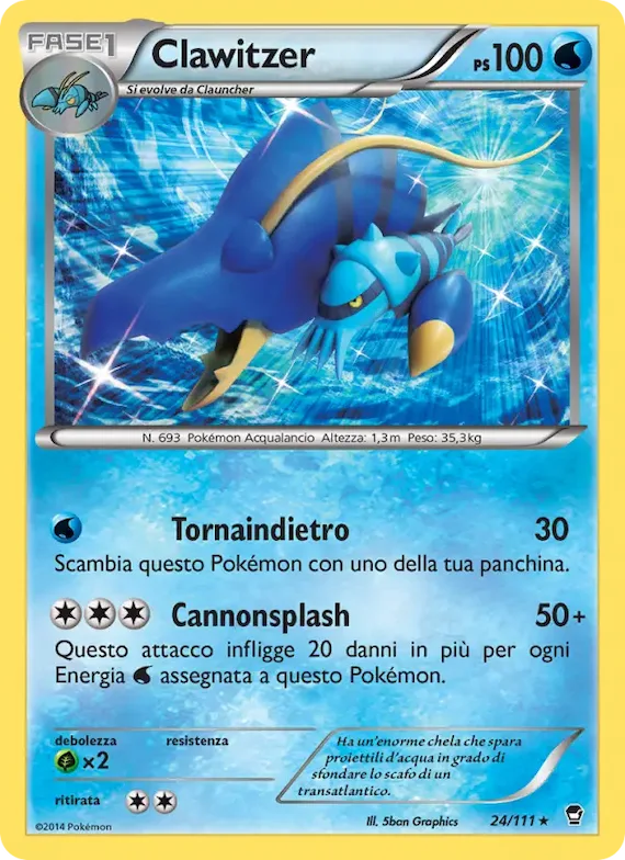 Clawitzer 24 – Colpi Furiosi