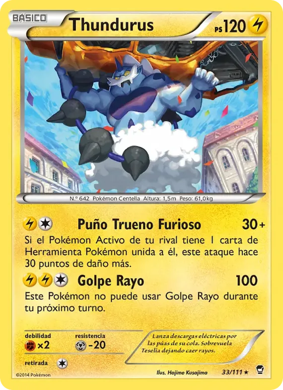 Thundurus 33 – Puños Furiosos