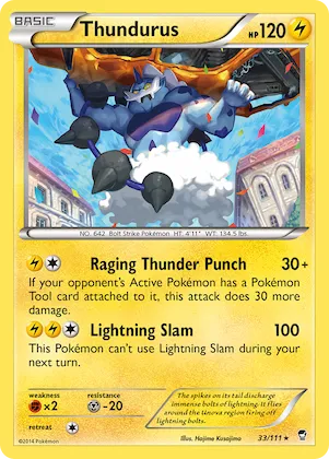 Thundurus #33 – Furious Fists