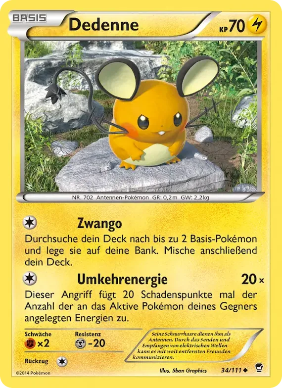 Dedenne 34 – Fliegende Fäuste