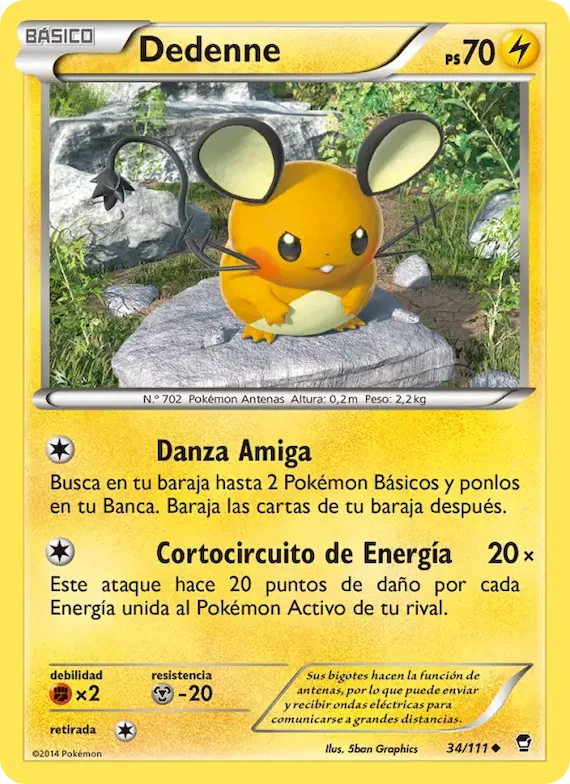 Dedenne 34 – Puños Furiosos