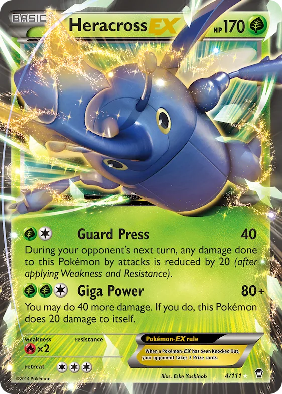Heracross-EX #4 – Furious Fists