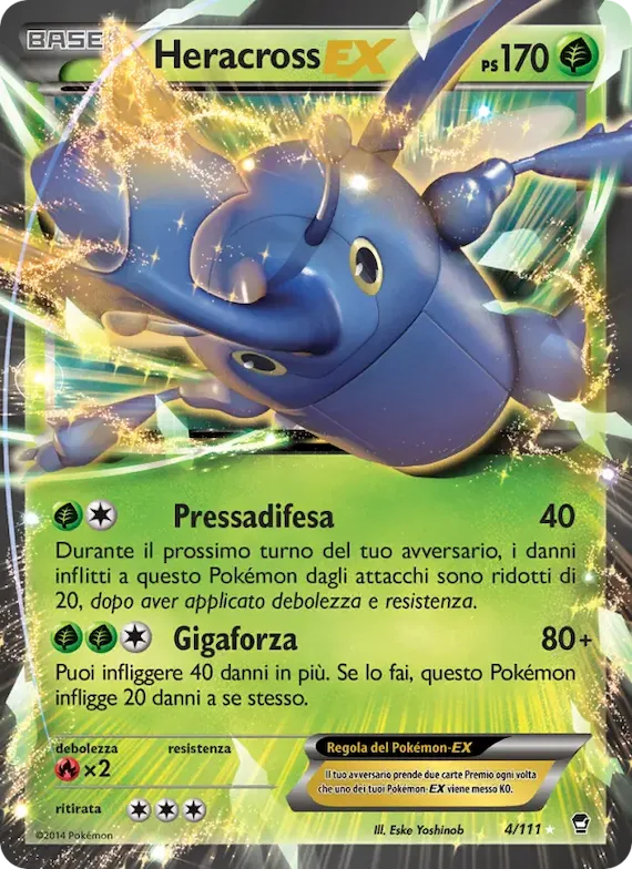 Heracross EX 4 – Colpi Furiosi