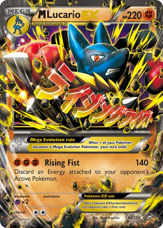 M Lucario-EX #55 – Furious Fists