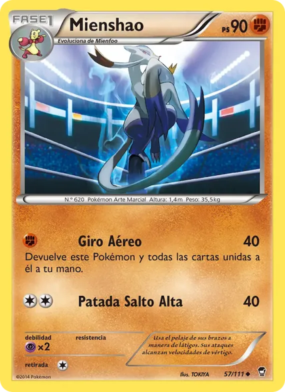 Mienshao 57 – Puños Furiosos