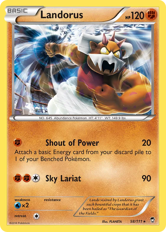 Landorus #58 – Furious Fists