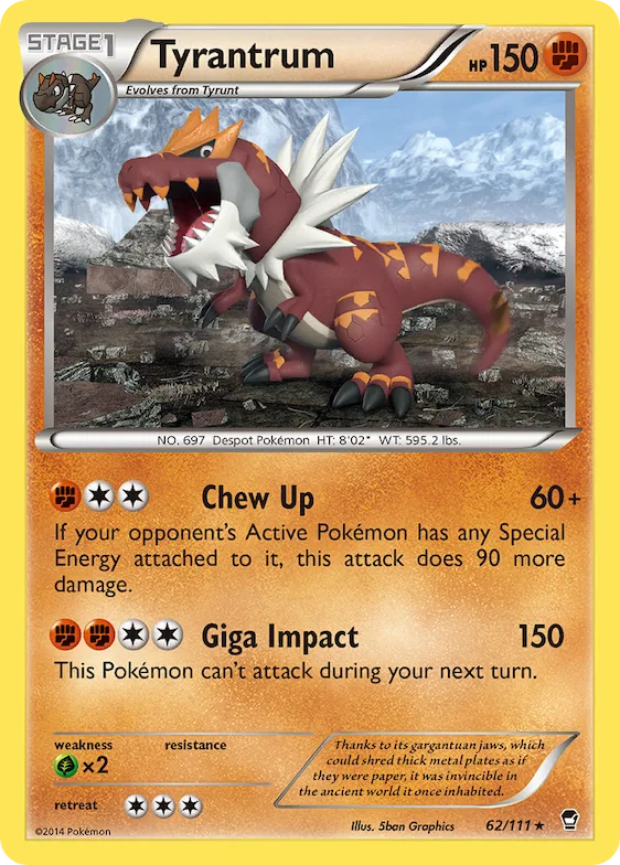 Tyrantrum #62 – Furious Fists