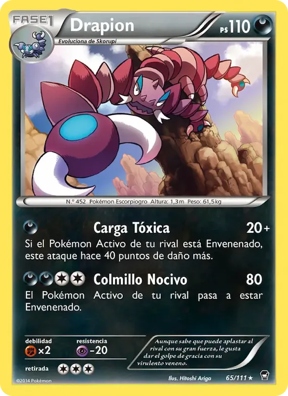 Drapion 65 – Puños Furiosos