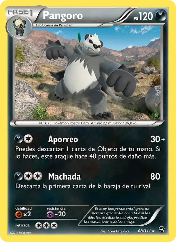 Pangoro 68 – Puños Furiosos