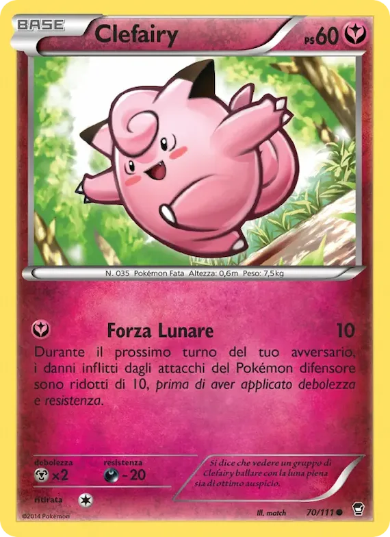 Clefairy 70 – Colpi Furiosi