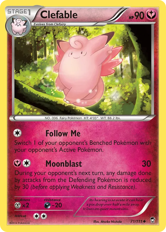 Clefable #71 – Furious Fists