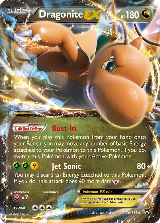 Dragonite-EX #74 – Furious Fists