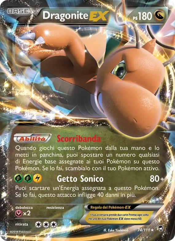 Dragonite EX 74 – Colpi Furiosi