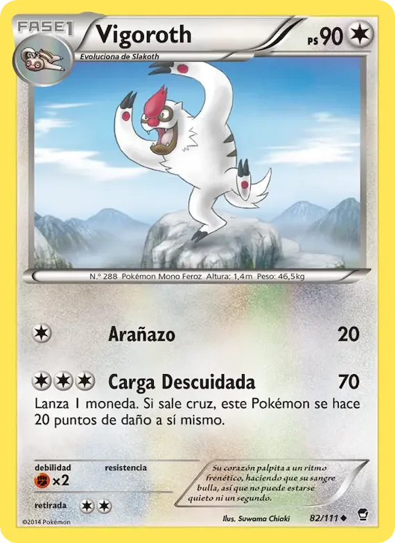 Vigoroth 82 – Puños Furiosos
