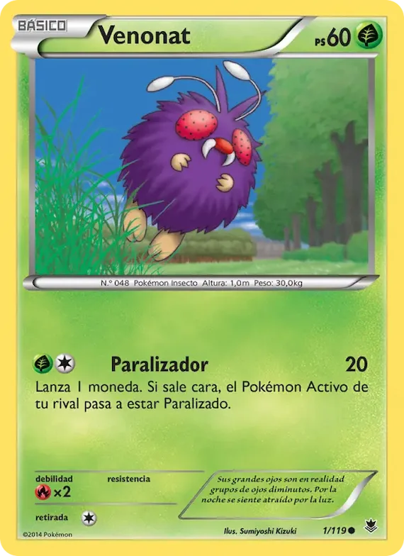 Venonat 1 – Fuerzas Fantasmales