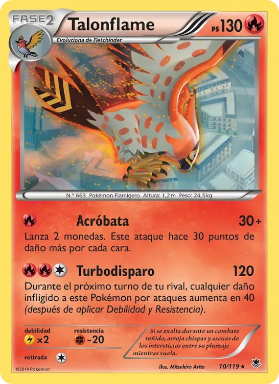 Talonflame 10 – Fuerzas Fantasmales