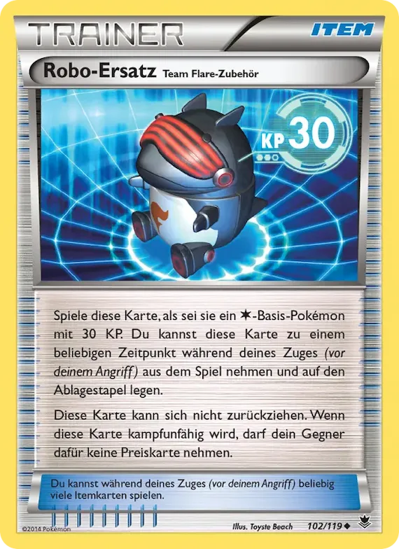 Robo-Ersatz Team Flare-Zubehör 102 – Phantomkräfte