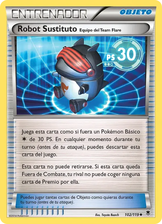 Robot Sustituto Equipo del Team Flare 102 – Fuerzas Fantasmales